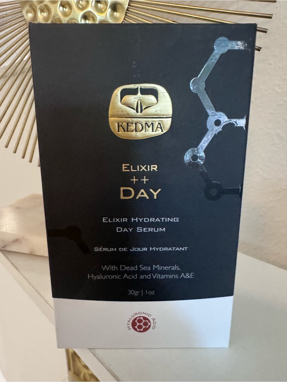 Kedma Elixir Day Hydrating Day Serum - Black & Gold